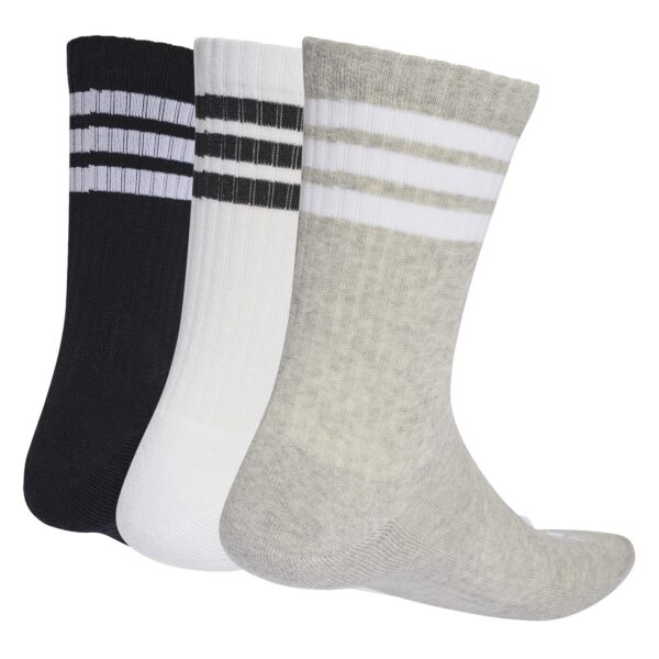 Cushioned 3 Stripe Crew Sock 3 Pack Juniors