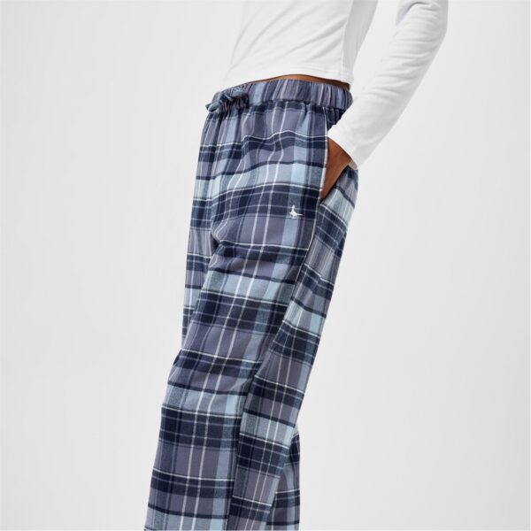 Check Flannel Pyajama Trousers