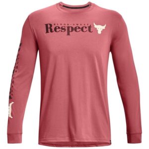Armour Ua Pjt Rock Respect Ls Gym Top Mens