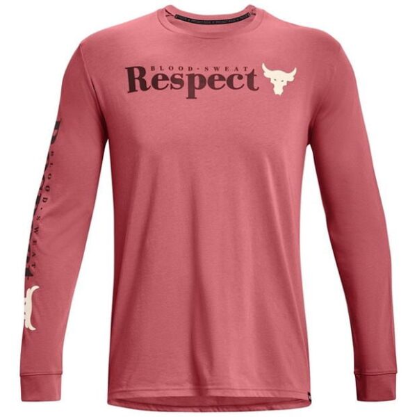 Armour Ua Pjt Rock Respect Ls Gym Top Mens