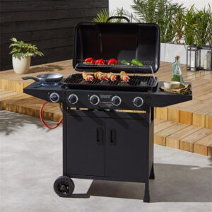 4 Burner BBQ with Side Burner